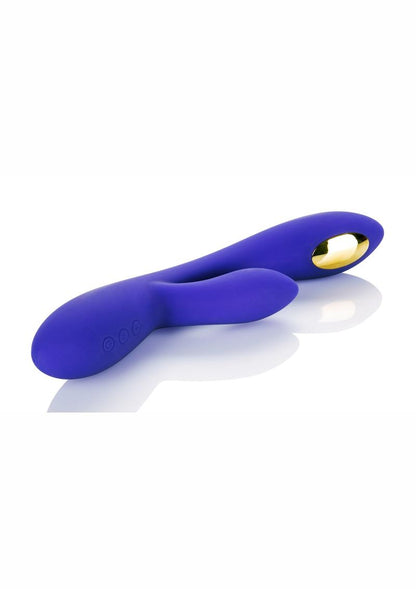 Impulse Intimate E-Stimulator Dual Wand Rechargeable Silicone Vibrator - Purple