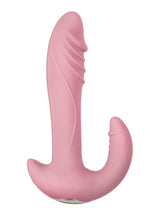 Load image into Gallery viewer, Infinitt Rotating Dual Massager Silicone Rechargeable Vibrator - Pink

