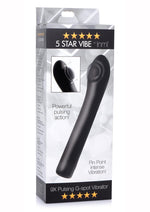 Load image into Gallery viewer, Inmi 5 Star 9x Pulsing Rechargeable Silicone G-Spot Vibrator - Black
