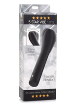 Load image into Gallery viewer, Inmi 5 Star Come Hither Silicone Rechargeable G-Spot Vibrator - Black
