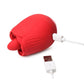 Inmi Bloomgasm French Rose Silicone Rechargeable Licking and Vibrating Clitoral Stimulator