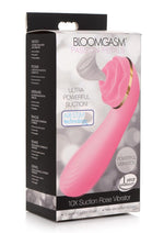 Load image into Gallery viewer, Inmi Bloomgasm Passion Petals 10x Rechargeable Silicone Rose Clitoral Stimulator - Pink
