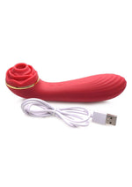 Load image into Gallery viewer, Inmi Bloomgasm Passion Petals 10x Rechargeable Silicone Rose Clitoral Stimulator
