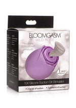 Load image into Gallery viewer, Inmi Bloomgasm Rose 10x Silicone Rechargeable Clitoral Stimulator - Purple
