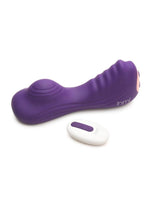 Load image into Gallery viewer, Inmi Ride N' Grind 10x Vibrating Rechargeable Silicone Grinding Clitoral Stimulator with Remote Control - Purple