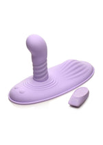 Load image into Gallery viewer, Inmi Thrust N Grind Thrusing and Vibrating Rechargeable Silicone Grinder Pad with Remote - Purple