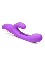 Load image into Gallery viewer, Inmi Tri-Flick Flicking Rechargeable Silicone Rabbit Vibrator - Purple

