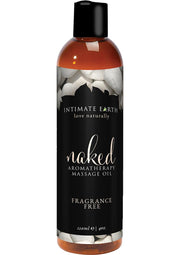 Intimate Earth Naked Aromatherapy Massage Oil Fragrance Free - 4oz