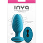 Inya Alpine 2.0 Rechargeable Silicone Remote Anal Plug - Teal