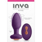 Inya Alpine Rechargeable Silicone Anal Plug with Remote Control - Purple