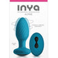 Inya Alpine Rechargeable Silicone Anal Plug with Remote Control - Teal