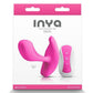 Inya Eros Rechargeable Silicone Vibrating Stimulator with Remote Control - Pink