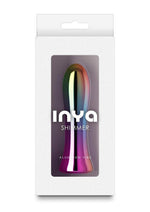 Load image into Gallery viewer, Inya Shimmer Rechargeable Steel Vibrator - Metal/Multicolor
