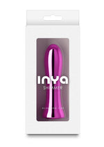 Load image into Gallery viewer, Inya Shimmer Rechargeable Steel Vibrator - Metal/Pink
