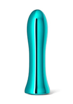 Load image into Gallery viewer, Inya Shimmer Rechargeable Steel Vibrator - Metal/Teal
