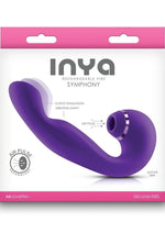 Load image into Gallery viewer, Inya Symphony Rechargeable Silicone Triple Motor Vibrator - Purple
