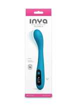 Load image into Gallery viewer, Inya Technica Rechargeable Silicone G-Spot Vibrator - Blue