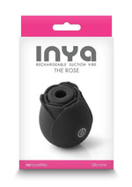 Load image into Gallery viewer, Inya The Rose Silicone Rechargeable Clitoral Stimulator - Black
