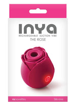 Load image into Gallery viewer, Inya The Rose Silicone Rechargeable Clitoral Stimulator - Pink/Red

