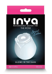 Inya The Rose Silicone Rechargeable Clitoral Stimulator - White