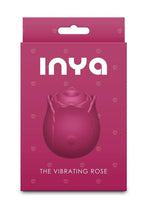 Load image into Gallery viewer, Inya The Vibrating Rose Rechargeable Silicone Clitoral Stimulator - Red