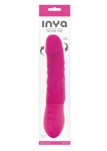 Load image into Gallery viewer, Inya Twister Silicone Rechargeable Vibrator - Pink
