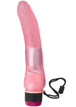 Load image into Gallery viewer, Jelly Caribbean Number 1 Vibrator - Pink - 8.5in
