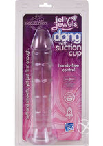 Load image into Gallery viewer, Jelly Jewels Dildo - Clear - 8in
