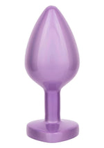 Load image into Gallery viewer, Jewel Amethyst Heart Anal Plug - Purple - Large