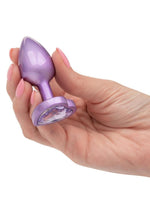 Load image into Gallery viewer, Jewel Amethyst Heart Anal Plug