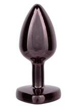 Load image into Gallery viewer, Jewel Black Diamond Heart Anal Plug - Black - Small