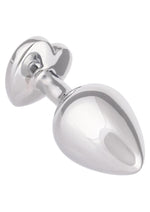 Load image into Gallery viewer, Jewel Ruby Heart Aluminum Anal Plug