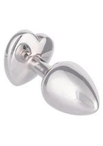 Load image into Gallery viewer, Jewel Ruby Heart Aluminum Anal Plug