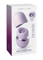 Load image into Gallery viewer, Jimmyjane Hello Kiss Pro Rechargeable Silicone Clitoral Stimulator - Lavender/Purple