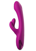 Load image into Gallery viewer, Jimmyjane Touch Me Pro Rechargeable Rabbit Vibrator - Magenta/Red
