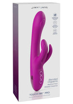 Load image into Gallery viewer, Jimmyjane Touch Me Pro Rechargeable Rabbit Vibrator - Magenta/Red
