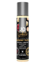 Load image into Gallery viewer, JO Gelato Water Based Lube White Chocolate Raspberry Truffle 1oz. Bottle
