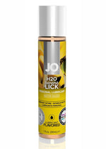 Load image into Gallery viewer, JO H2o Water Based Flavored Lubricant Banana Lick - 1oz
