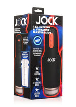 Load image into Gallery viewer, Jock 15x Sucking and Vibrating Rechargeable Masturbator - Black