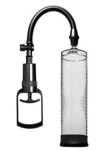 Load image into Gallery viewer, Jock Amp Up Penis Pump with Pull Rod - Black/Clear
