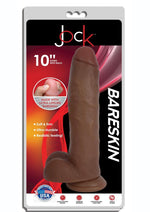 Load image into Gallery viewer, Jock Bareskin Realistic Dong with Balls - Caramel - 10in
