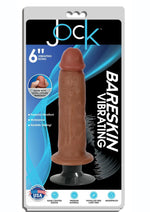 Load image into Gallery viewer, Jock Bareskin Realistic Vibrating Dong - Caramel - 6in
