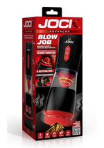 Load image into Gallery viewer, Jock Blow Job Sucking Licking and Vibrating Rechargeable Masturbator - Black/Red
