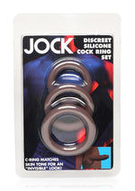 Load image into Gallery viewer, Jock Discrete Silicone Cock Ring - Chocolate - Set
