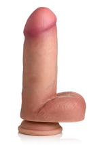 Load image into Gallery viewer, Jock Dual Density Silicone Dildo with Balls - Vanilla - 6in
