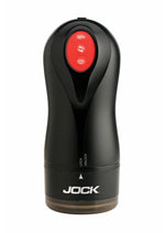 Load image into Gallery viewer, Jock Gyroblast Gyrating, Sucking and Vibrating Rechargeable Masturbator - Black/White