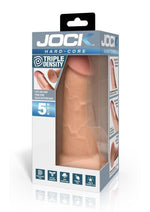 Load image into Gallery viewer, Jock Hard Core Triple Density Dildo - Vanilla - 5in
