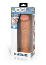 Load image into Gallery viewer, Jock Hard Core Triple Density Dildo - Vanilla - 9in
