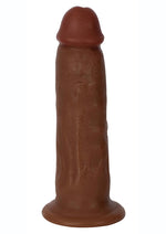 Load image into Gallery viewer, Jock Realistic Dildo - Chocolate - 7in
