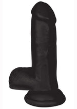 Load image into Gallery viewer, Jock Realistic Dildo with Balls - Black - 6in
